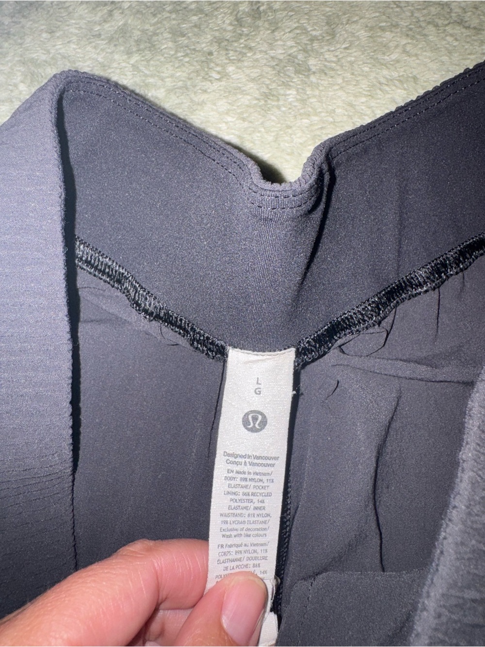 lululemon athletica Black High-Rise Stretch Woven Shorts - Picture 4 of 5